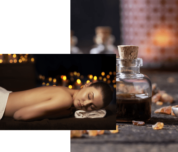 Massage and holistic therapy collage at Secret Garden Holistic Therapies, Kilmarnock